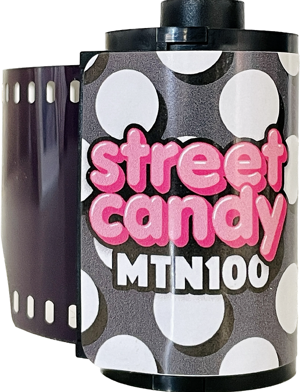 street candy mtn 100 bw 35x36 film