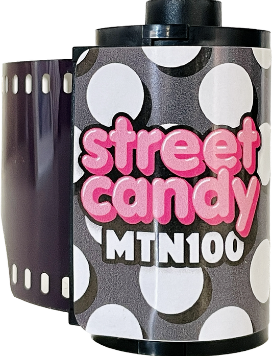 street candy mtn 100 bw 35x36 film