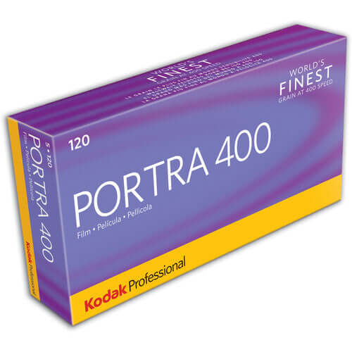 kodak portra 400 iso color c41 120 medium format film 5-pack
