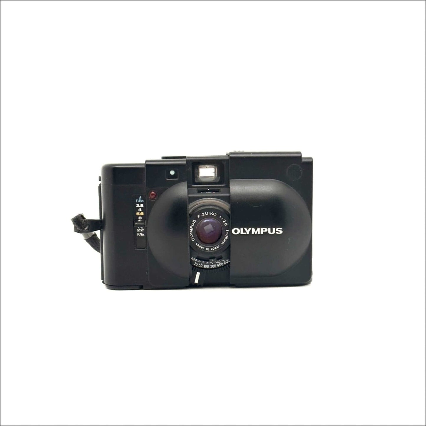 Olympus XA used 35mm vintage film camera with 35mm f3.5 Zuiko lens, in fine working condition.