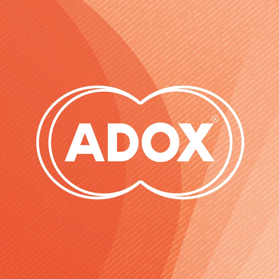 ADOX logo on orange background for Mexico Analog Film Photography Project film test.