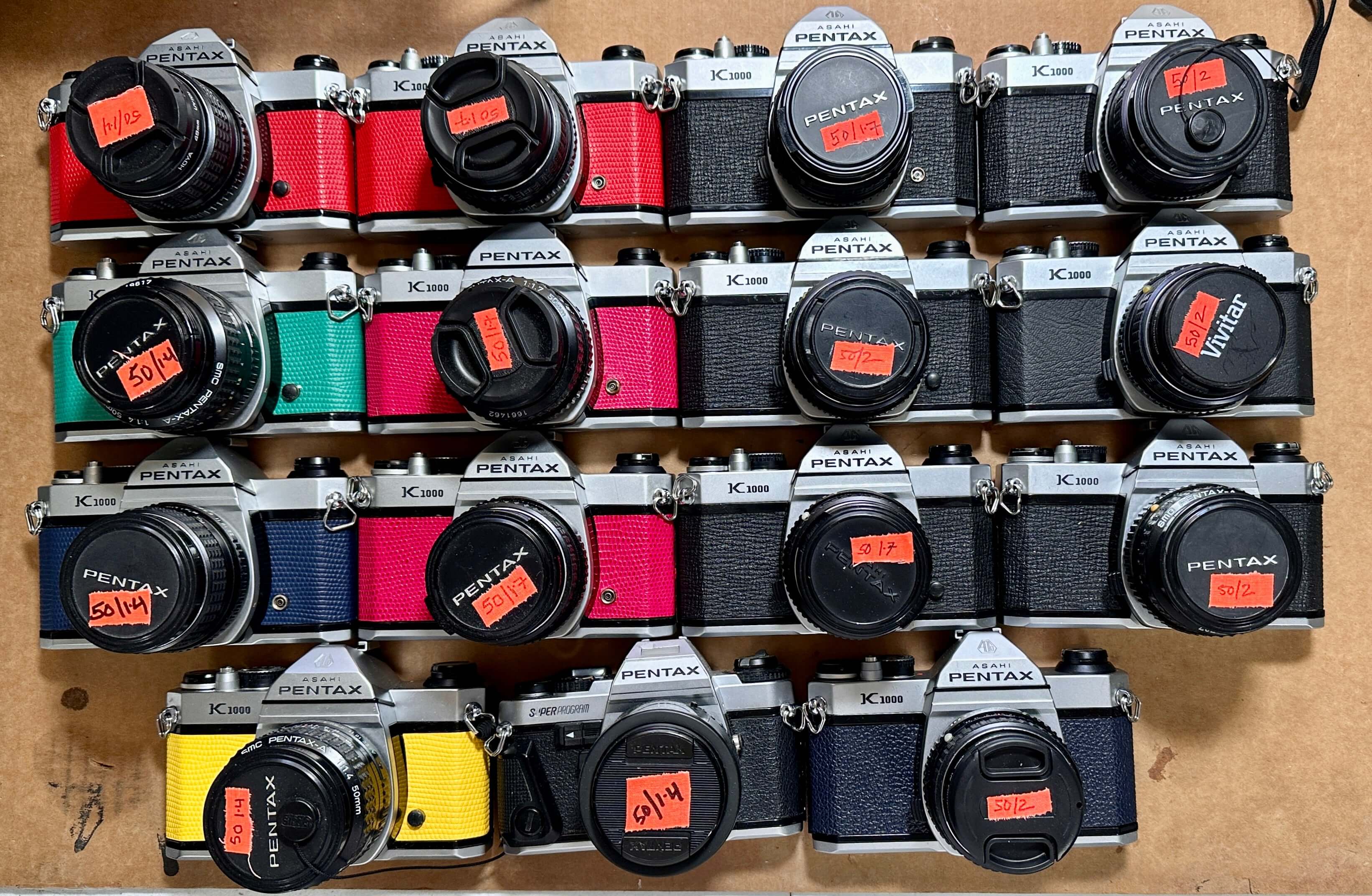 Asahi Pentax K1000 CLAd 30-day Warranty Used 35mm Film Camera & Lens