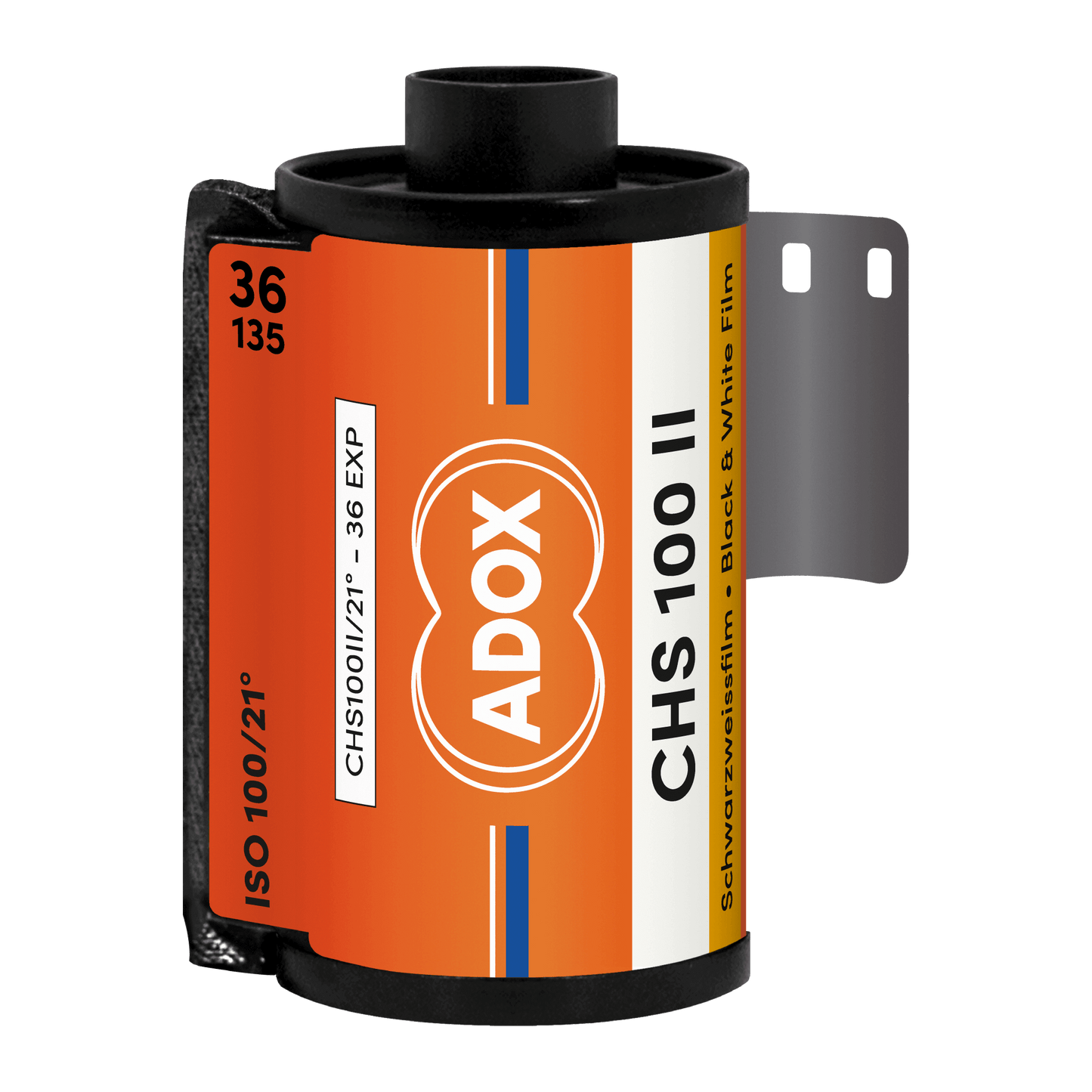Adox CHS 100 II 35mm black and white film roll features exceptional quality for photography.