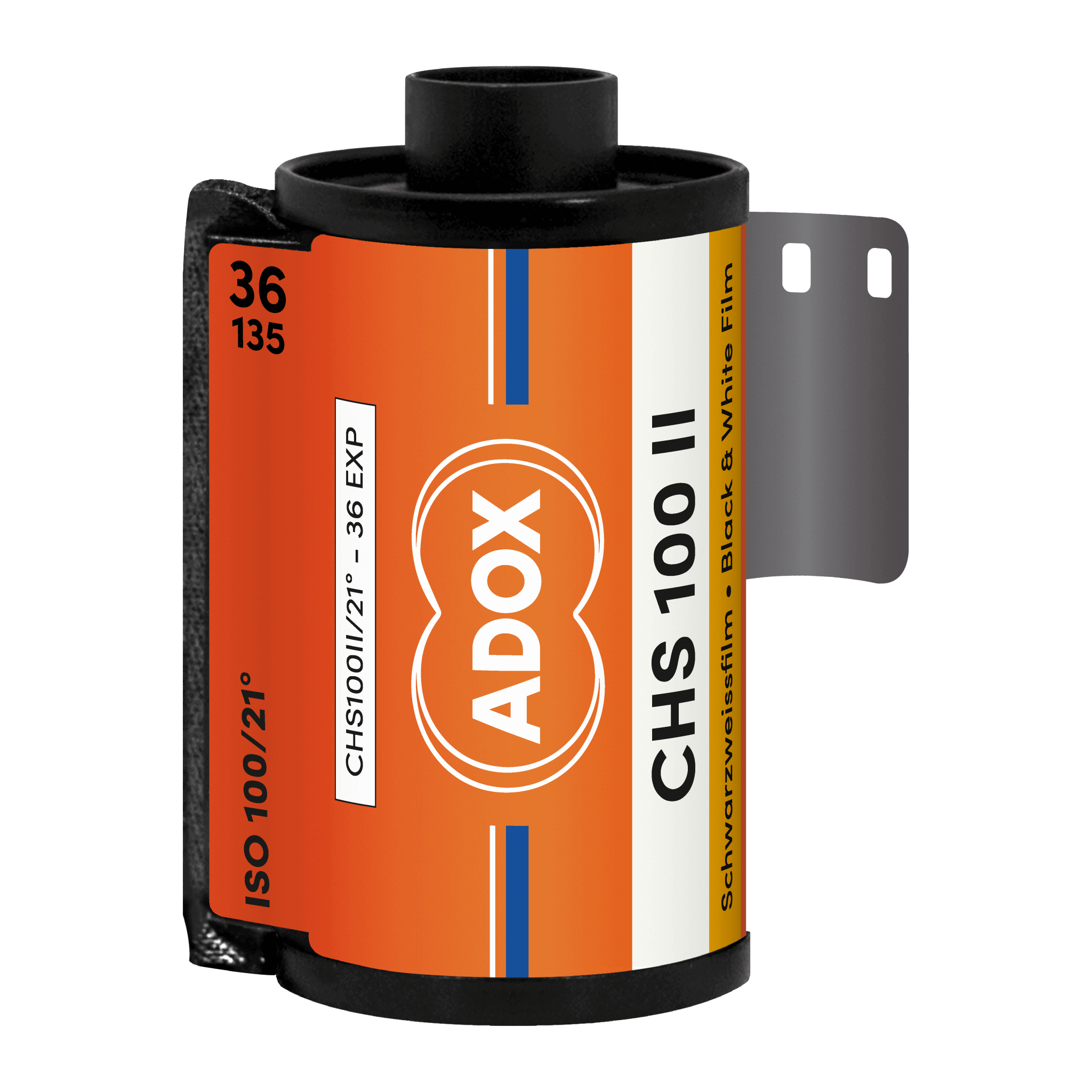 Adox CHS 100 II 35mm black and white film roll features exceptional quality for photography.