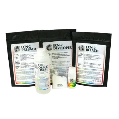 White plastic bottle labeled ’fic quick fixer’ with a white cap and colorful label detailing product information.