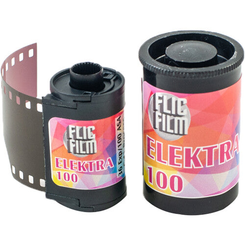 Flic Film Elektra 100: ISO Kodak Aerocolor IV 2460 C41 35mm 36 Exp Film