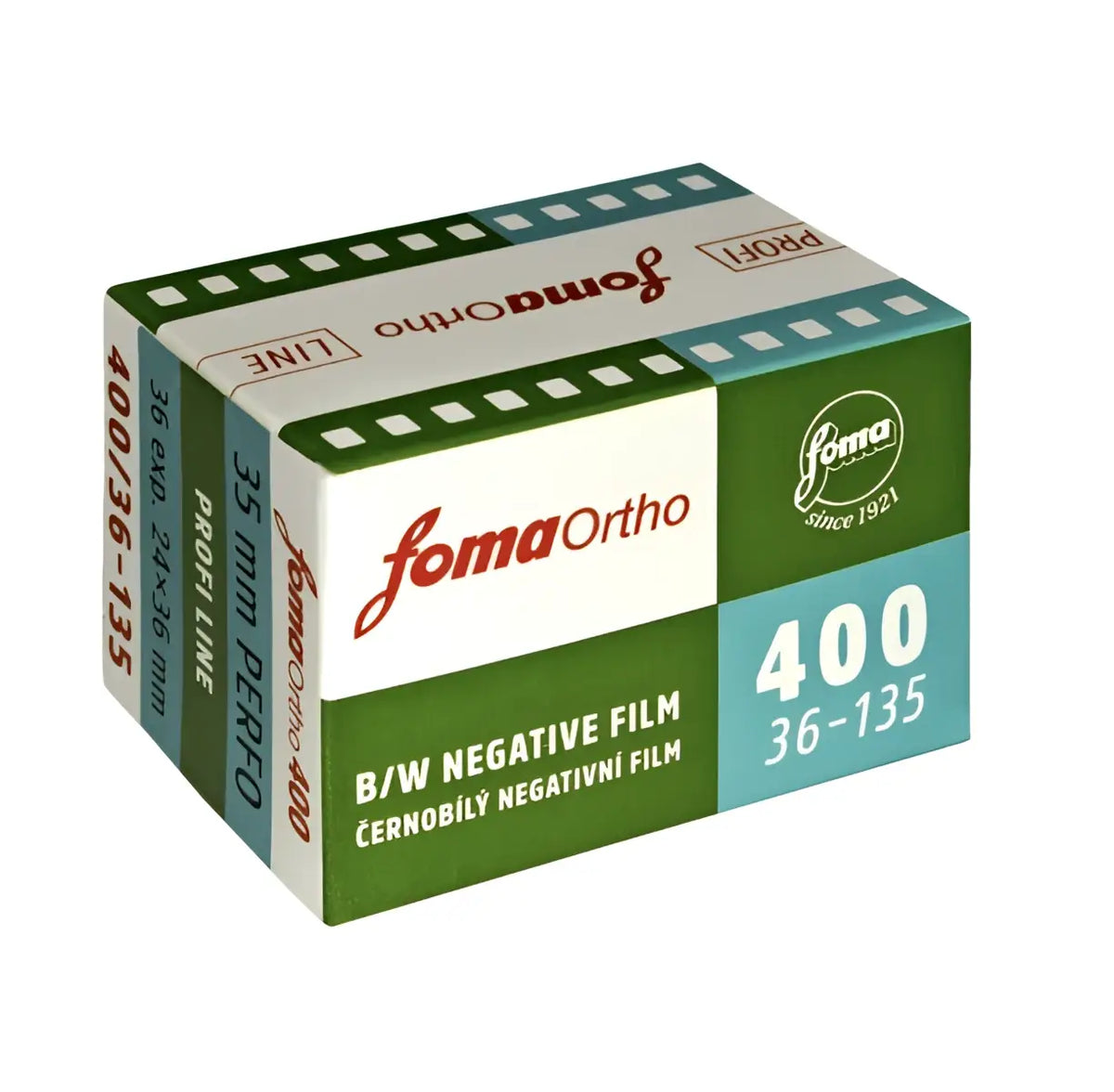 Foma Foma ortho 400 iso 35mm x 36exp white negative film – ArtByPino ...