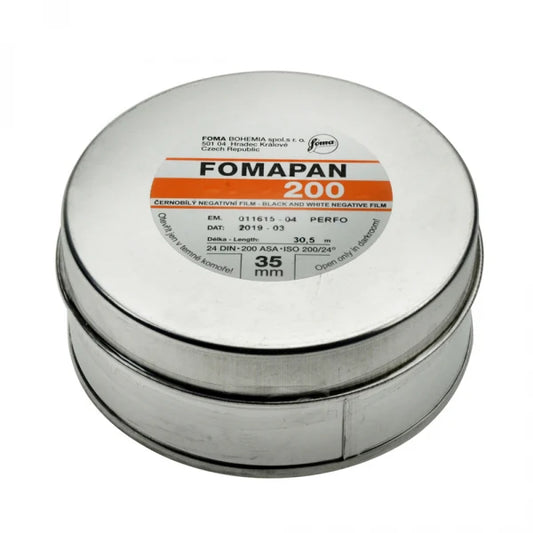 Fomapan Creative 200 BW 35x100' Bulk Film Mexico