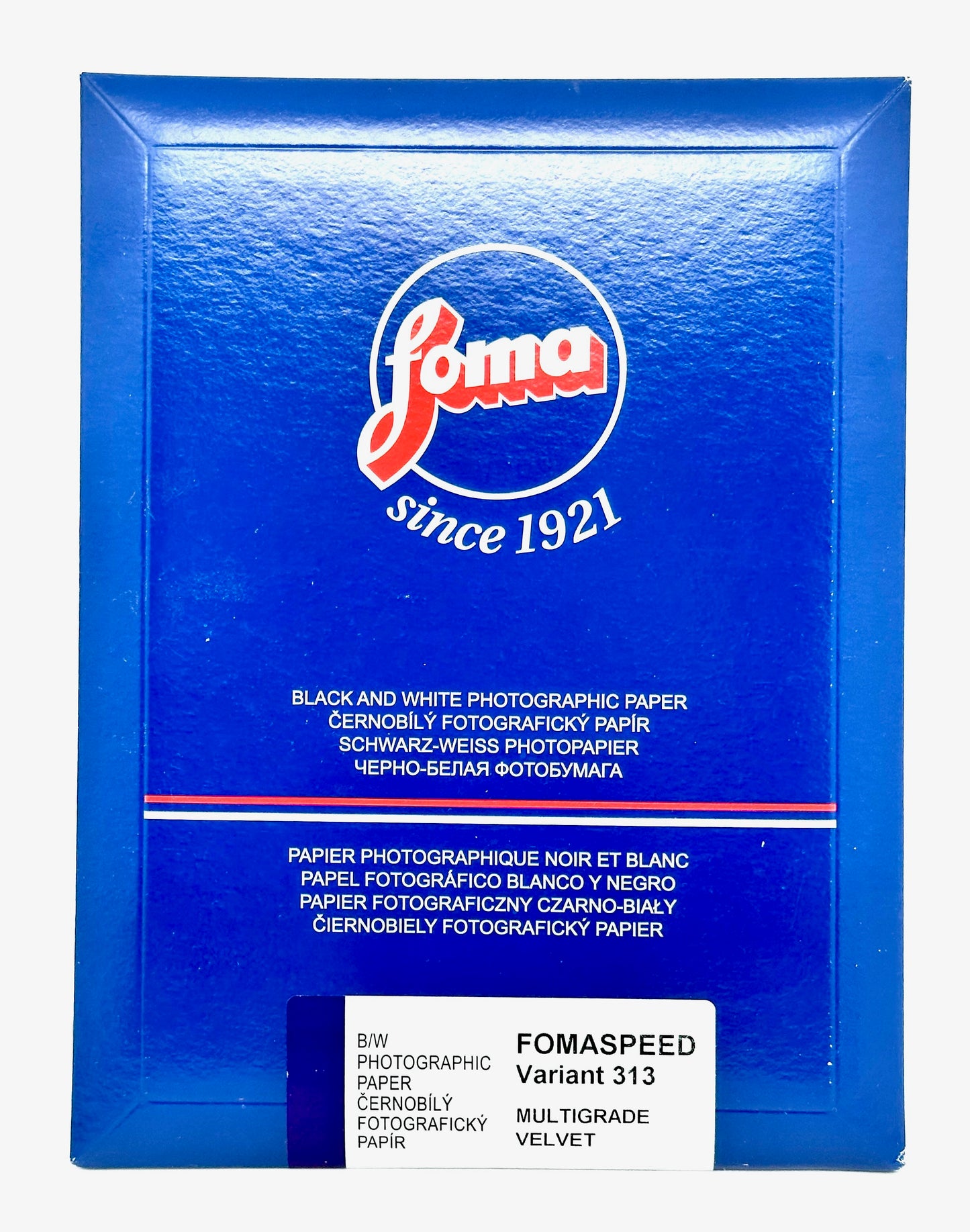 Foma Fomaspeed 313 Variant III VC RC Velvet BW Photographic Paper