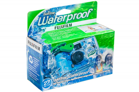 Fuji QuickSnap Waterproof Disposable Camera - 800 ISO 35mm x 27 exp in a box