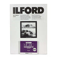 Ilford MGRC Multigrade Deluxe Pearl photographic paper package, 5x7 inches, 25 sheets, featuring textured surface finish.