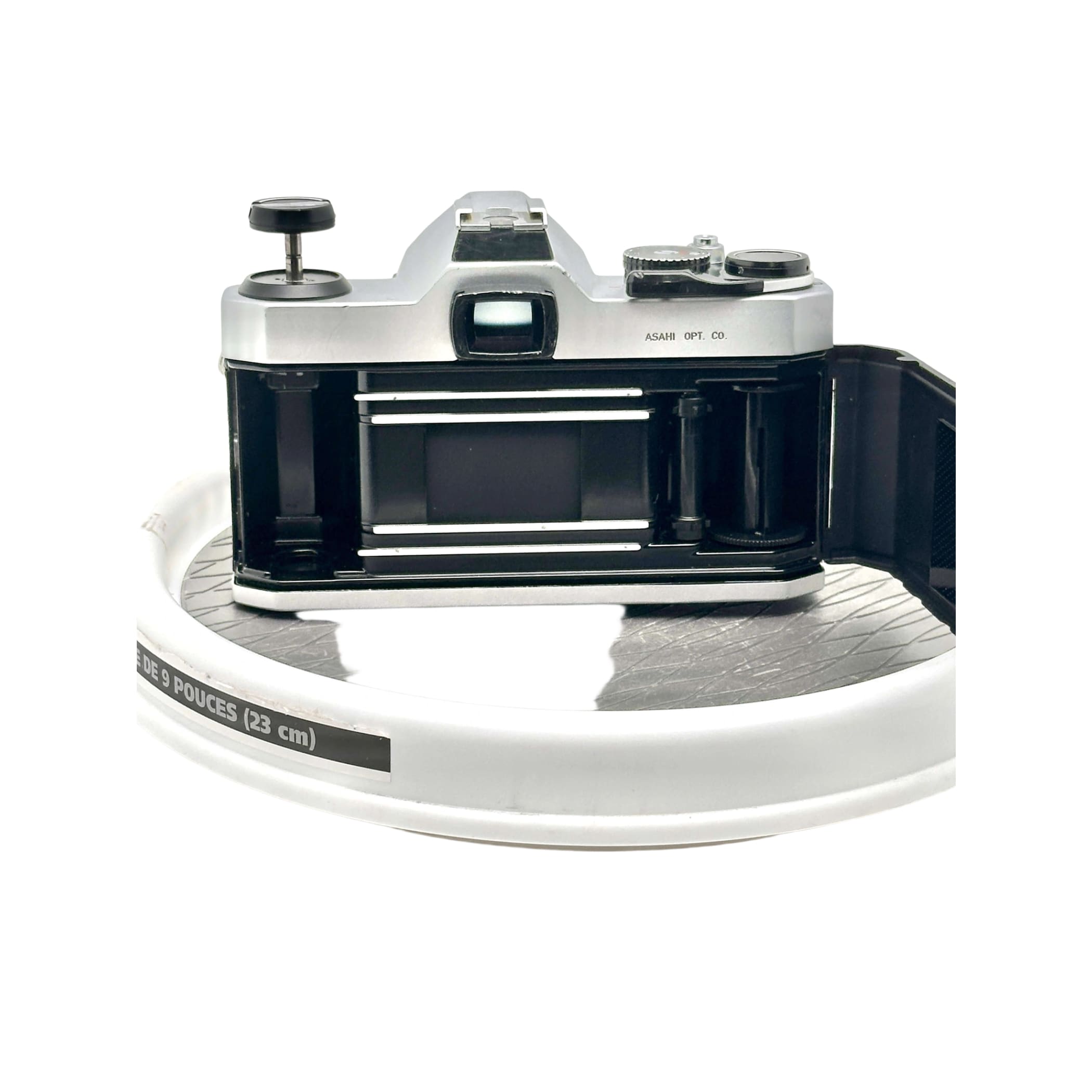 Silver and black asahi opt.