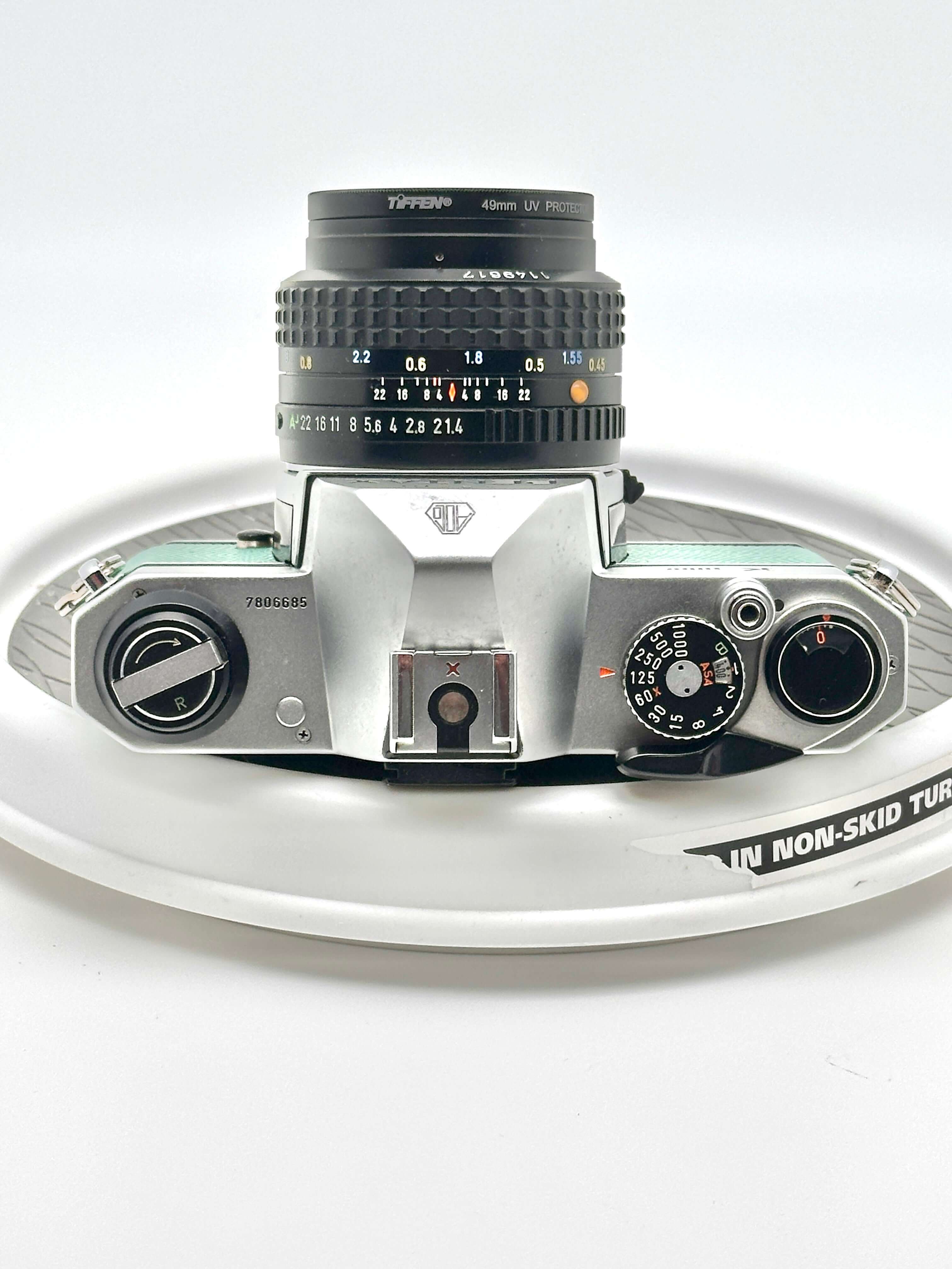 Japanese Asahi Pentax K1000 Teal Used Camera