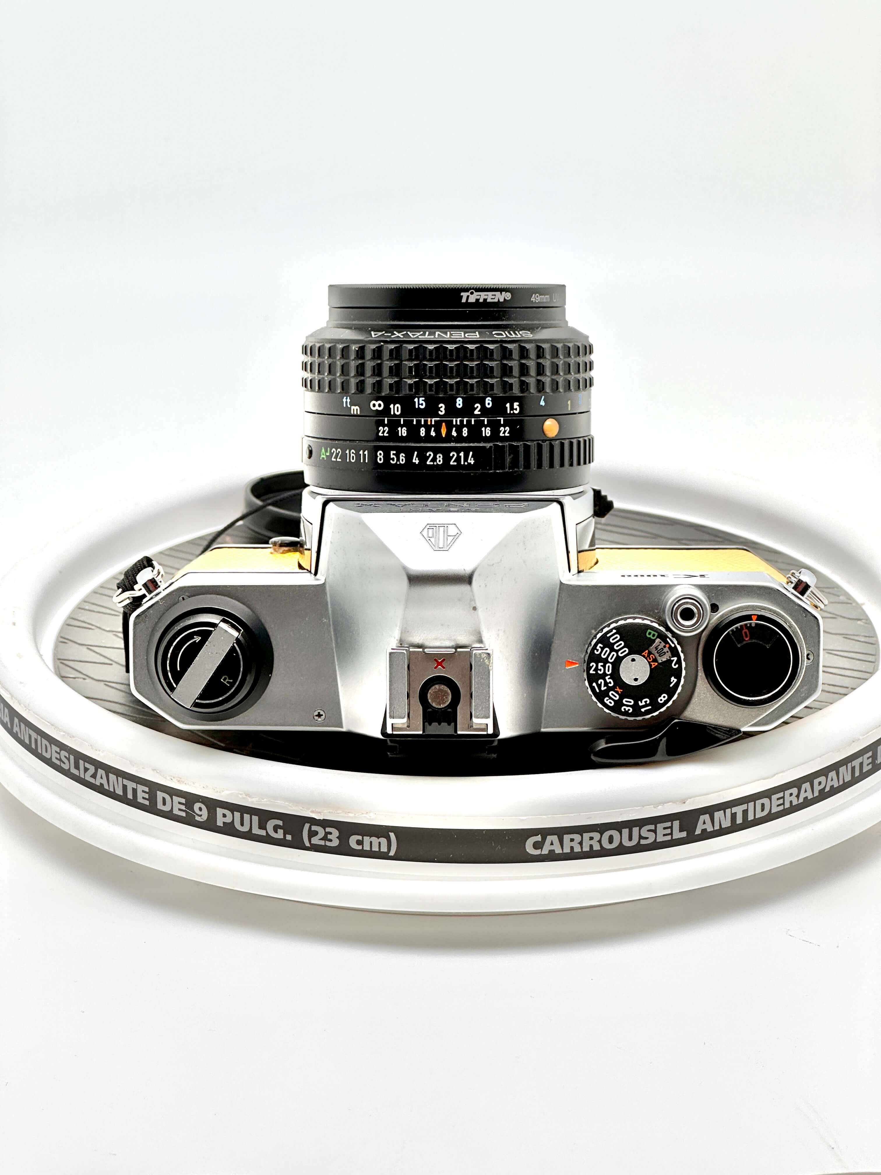 Asahi Pentax K1000 Yellow 35mm Film Camera