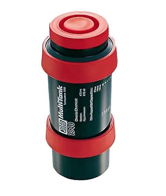 Red and black cylindrical tool with a textured grip, labeled ’hilti t-30’’ on its side.