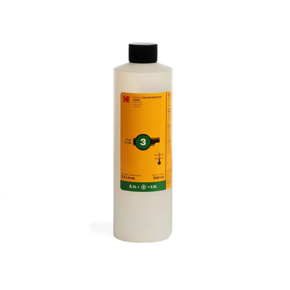 Kodak 500ml C-41 color negative film processing chemical for professional film development