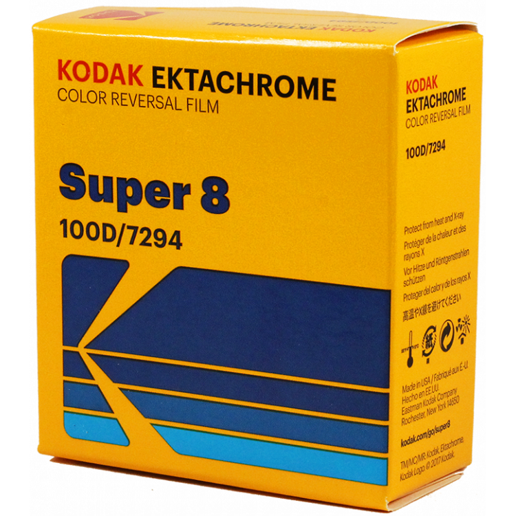 kodak ektachrome color reversal super 8mm movie film 100d 7294 for sale