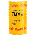Kodak tmy-2 120 film roll in bright yellow packaging with black and red text.