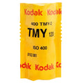 Kodak tmy-2 120 film roll in bright yellow packaging with black and red text.