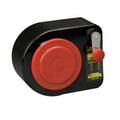 Black and red plastic legacypro lloyd 35mm bulk film loader with silver crank handle and huguenot lloyds branding