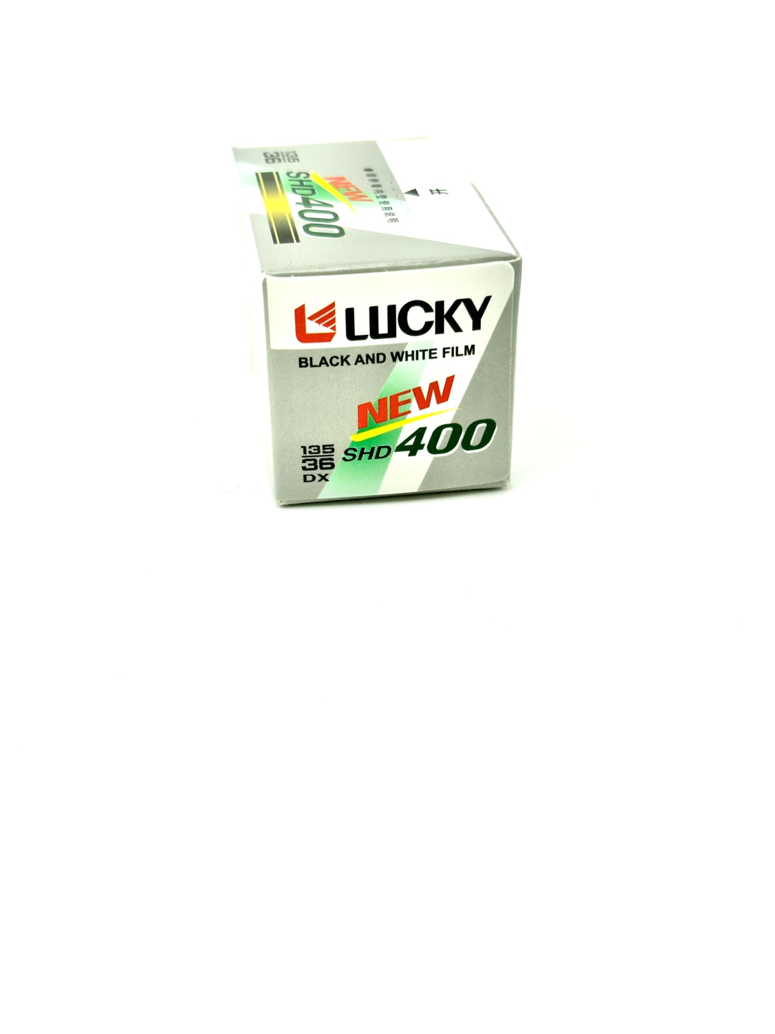 Lucky brand black and white film box, model shd 400.