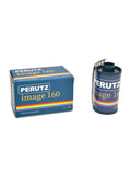 Perutz Image 160 color negative film box and canister
