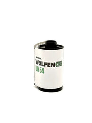 Orwo Wolfen UN54 100 ISO black and white 35mm film canister