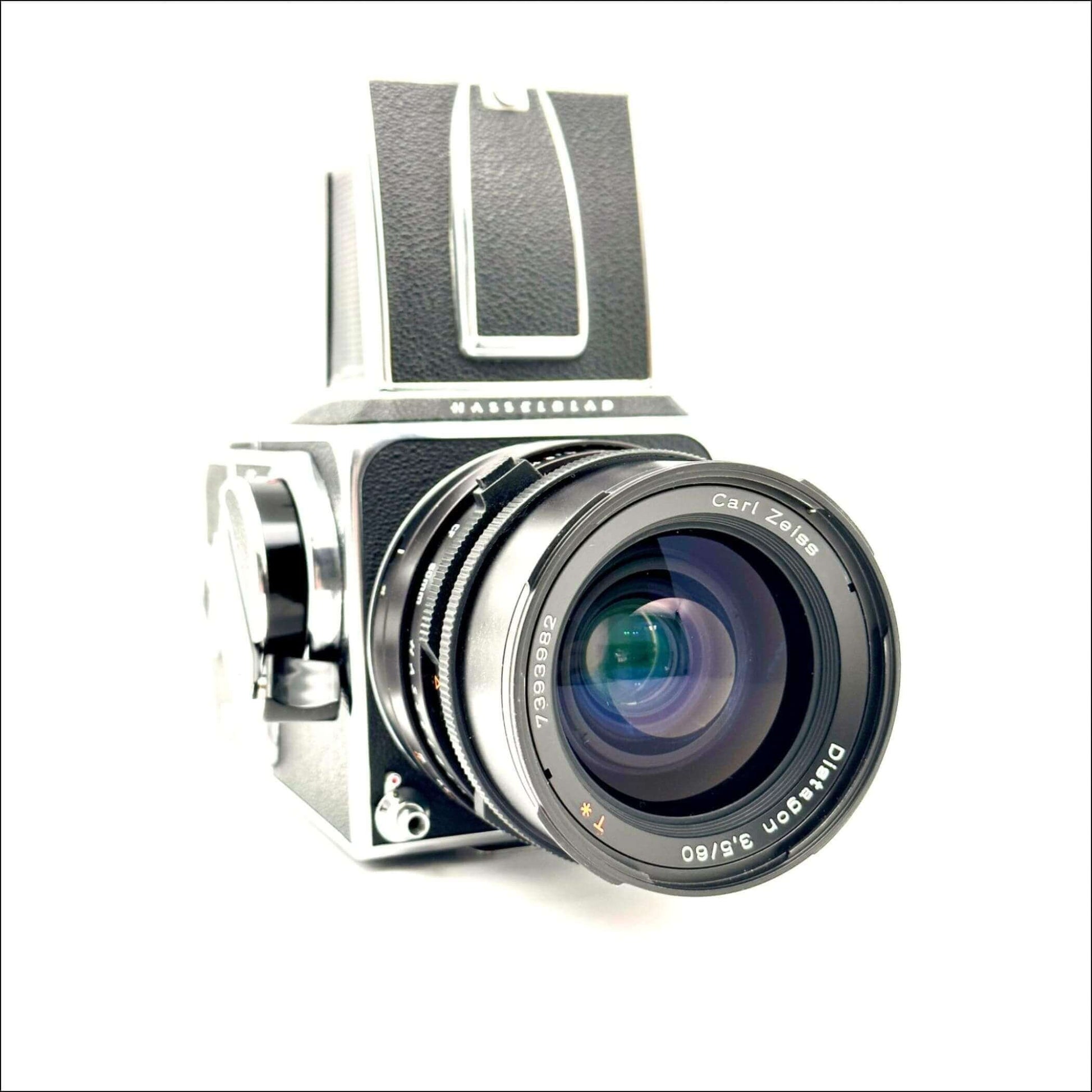 Hasselblad 500cm Cámara película usada W Carl Zeiss CF 60mm F3.5 -Cámaras de filmación –