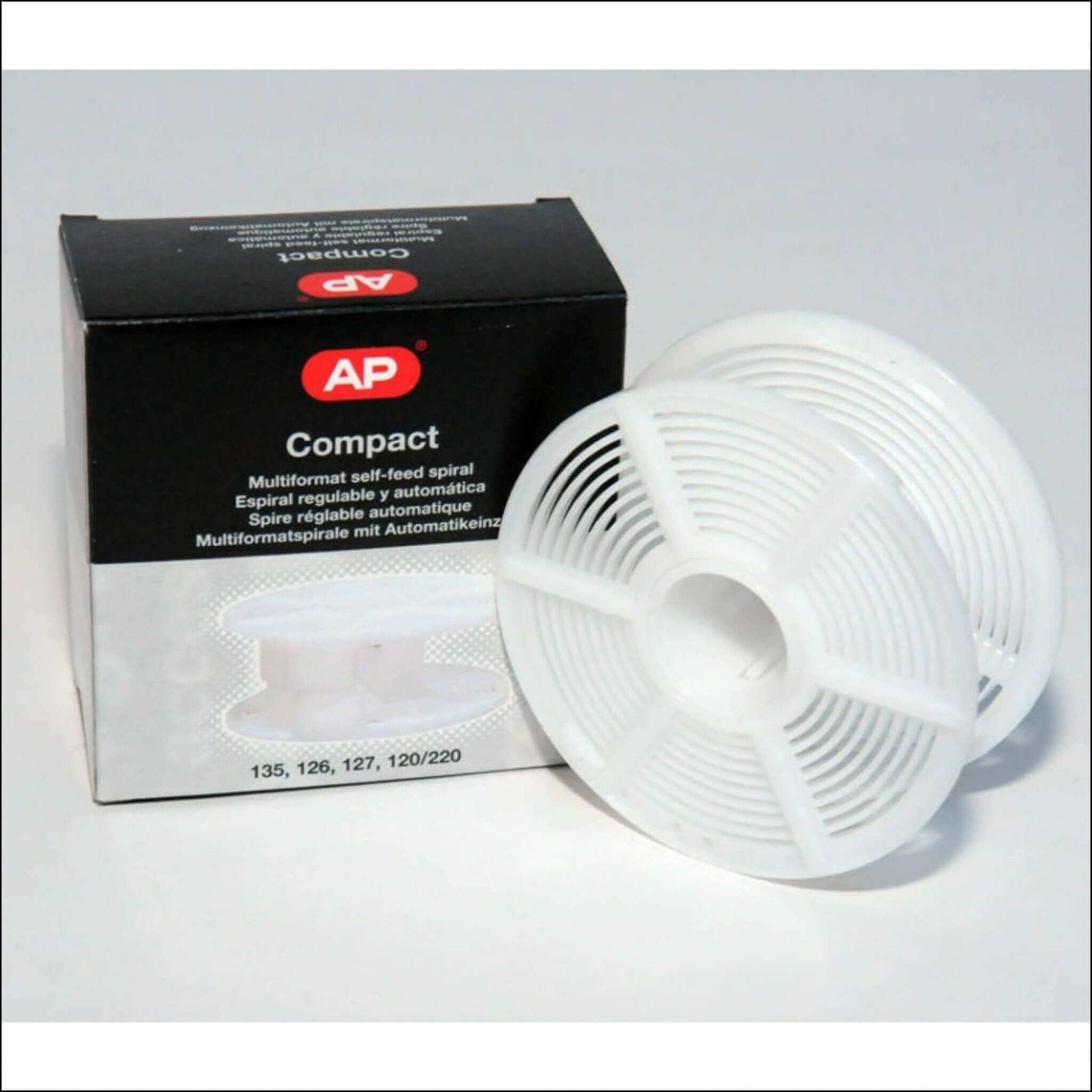 AP Compact multiformat self-feed film spiral for 135, 126, 127, 120/220 developing tanks.