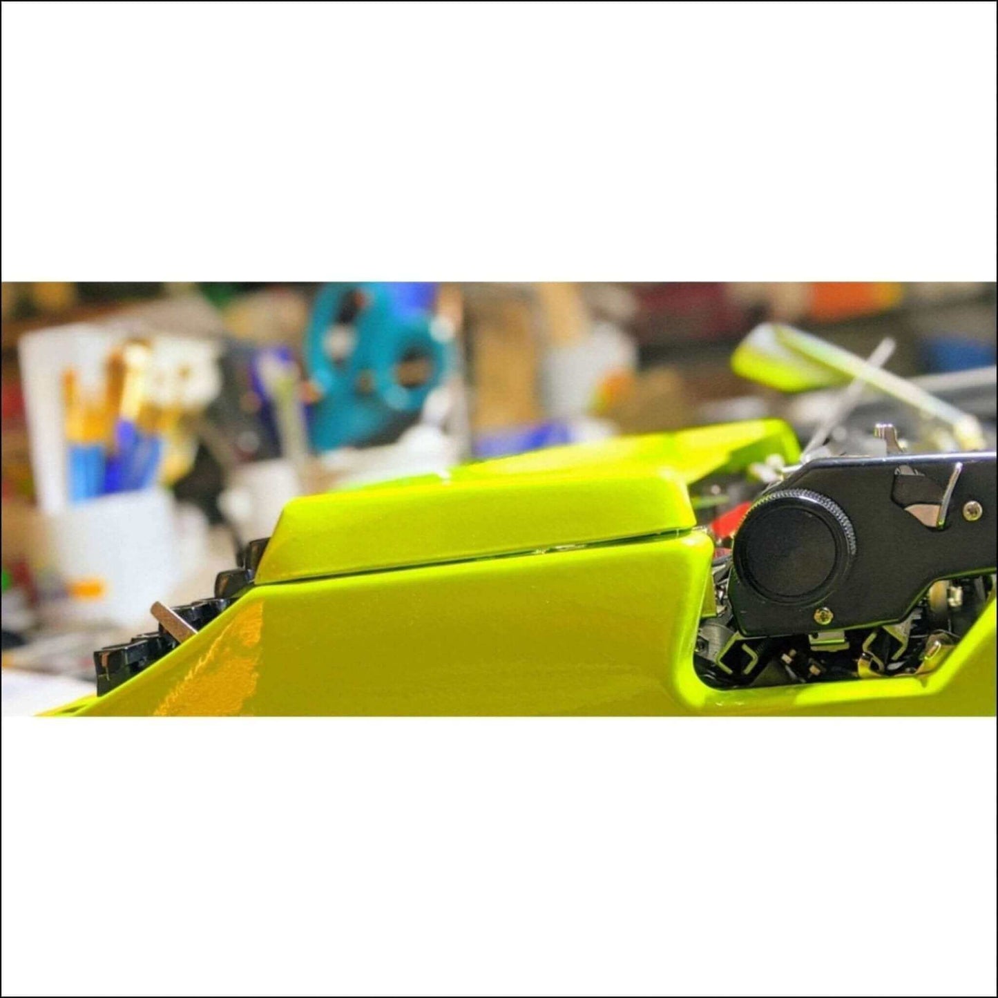 Beautiful Used Chartreuse Sherbet Powder Coated Brother