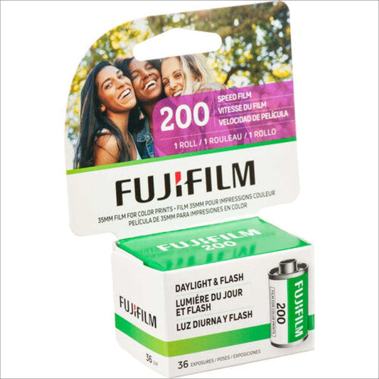 Fujifilm 200 Iso Color C41 35mm 36 Exposures Film Single