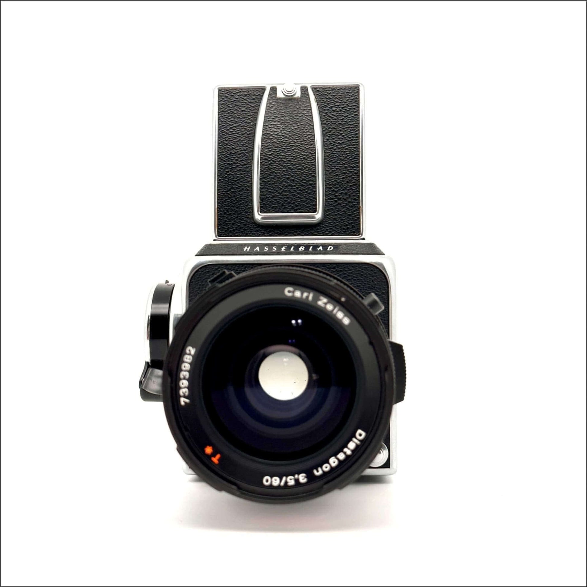 Hasselblad 500cm Cámara película usada W Carl Zeiss CF 60mm F3.5 -Cámaras de filmación –