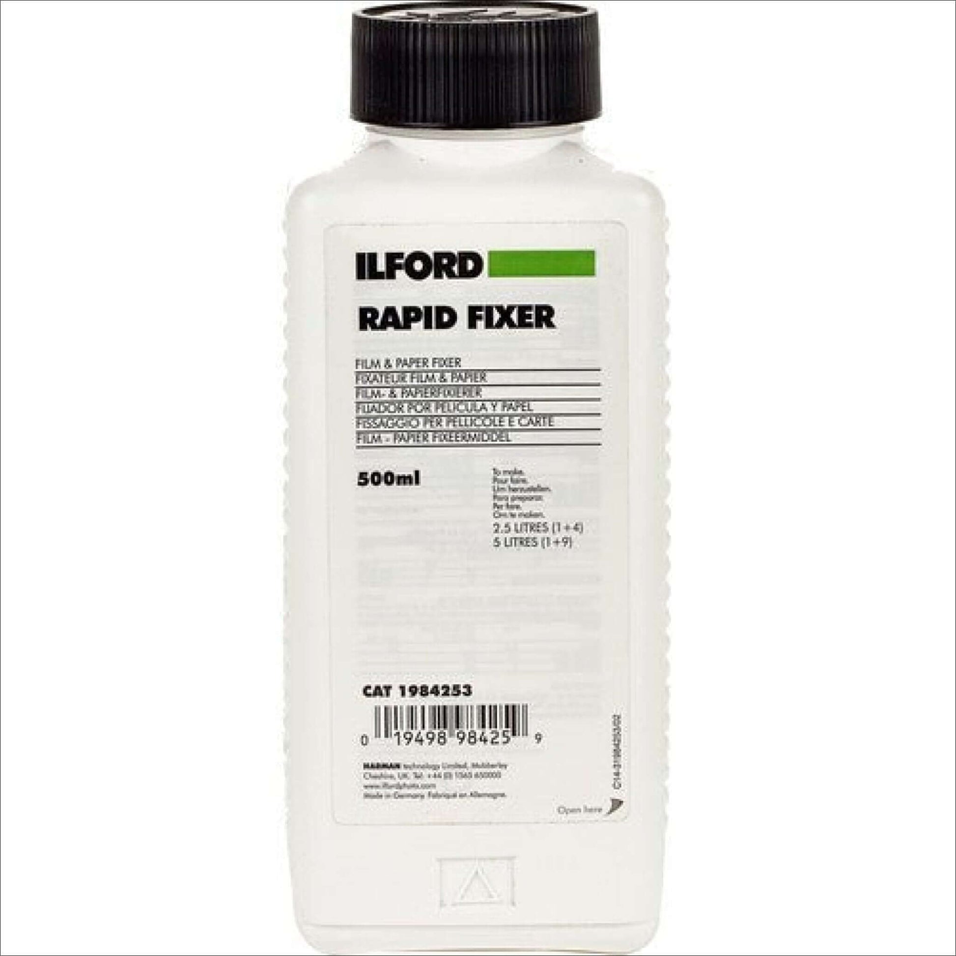 Ilford Rapid Fixer 500 Ml Liquid For Film And Paper