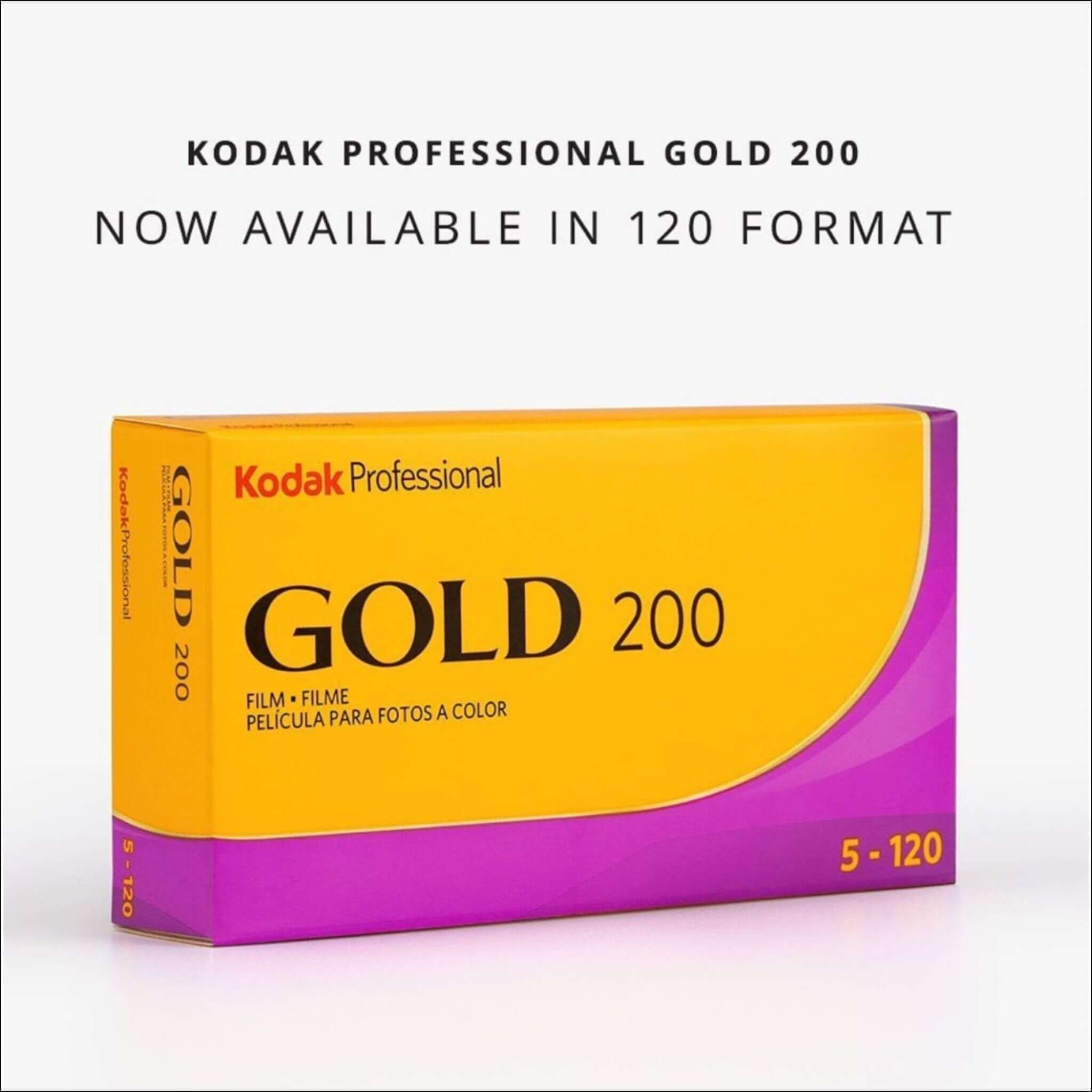 コダック Gold 200フィルム 120-5P 1075597 - フィルムカメラ