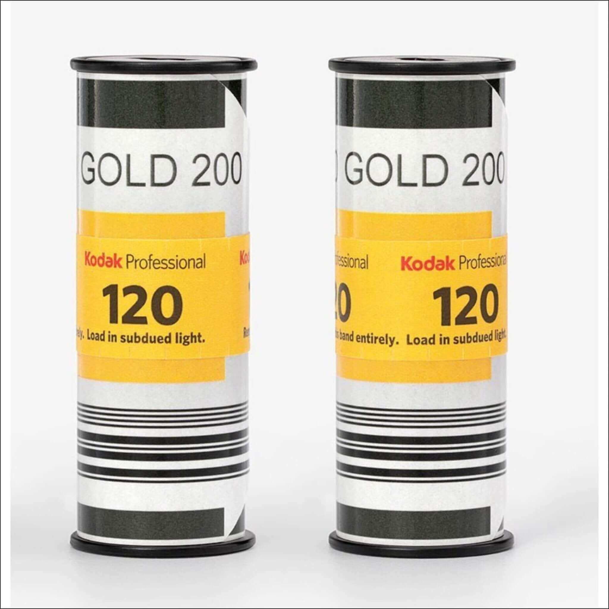 Kodak Gold 200 Iso Color C41 120 Medium Format Film 5-pack