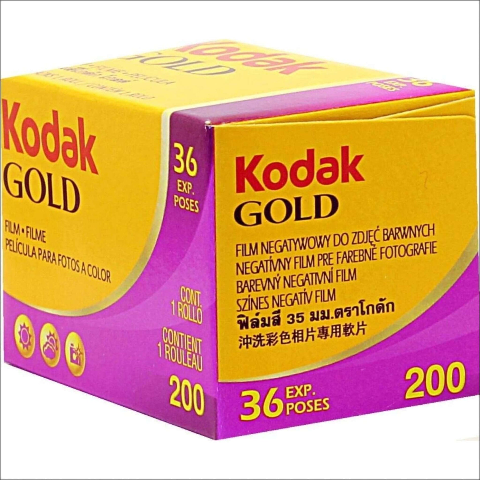 Kodak Gold 200 Iso Color C41 35x36 Film Exp 01/2025