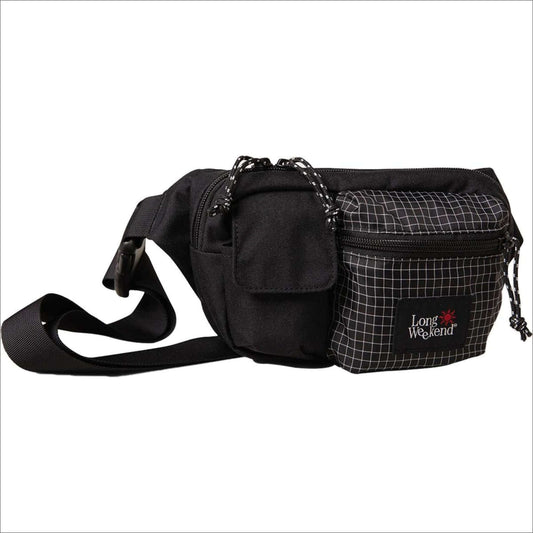 Long Weekend Monterey Sling Bag in Black, designed for film cameras, phones, and everyday essentials.