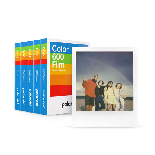 Polaroid Color 600 Film Five Pack (40 Exposures)