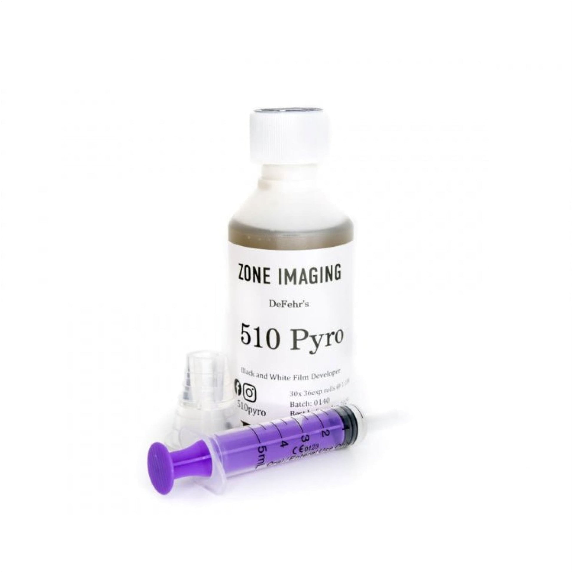 Zone Imaging Ltd 510 Pyro Film Developer With Syringe -